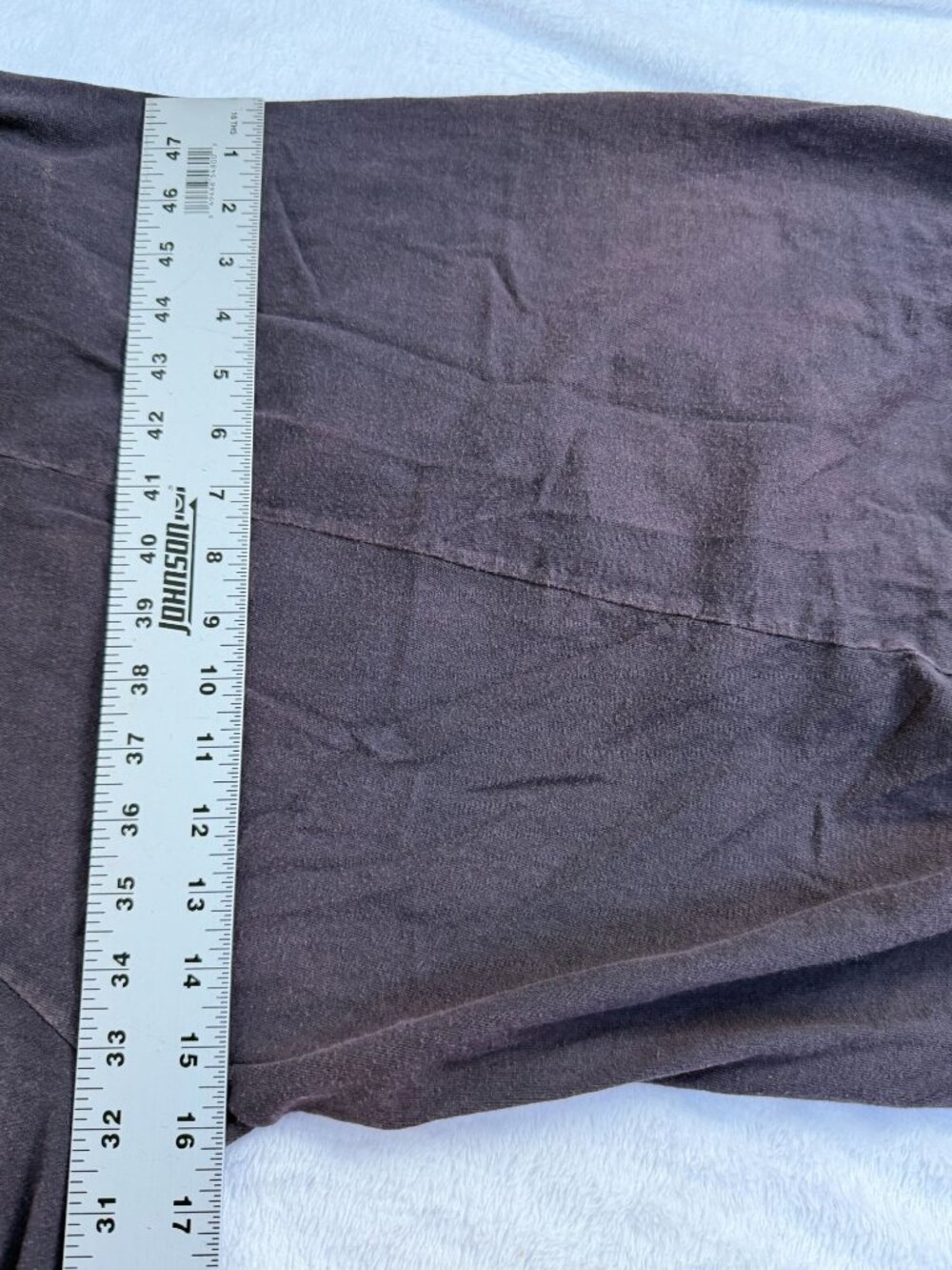 Blue Fish Vintage 1980s Wide Leg Pants Purple Stamped Print Elastic Waist Size 1 - Picture 10 of 16